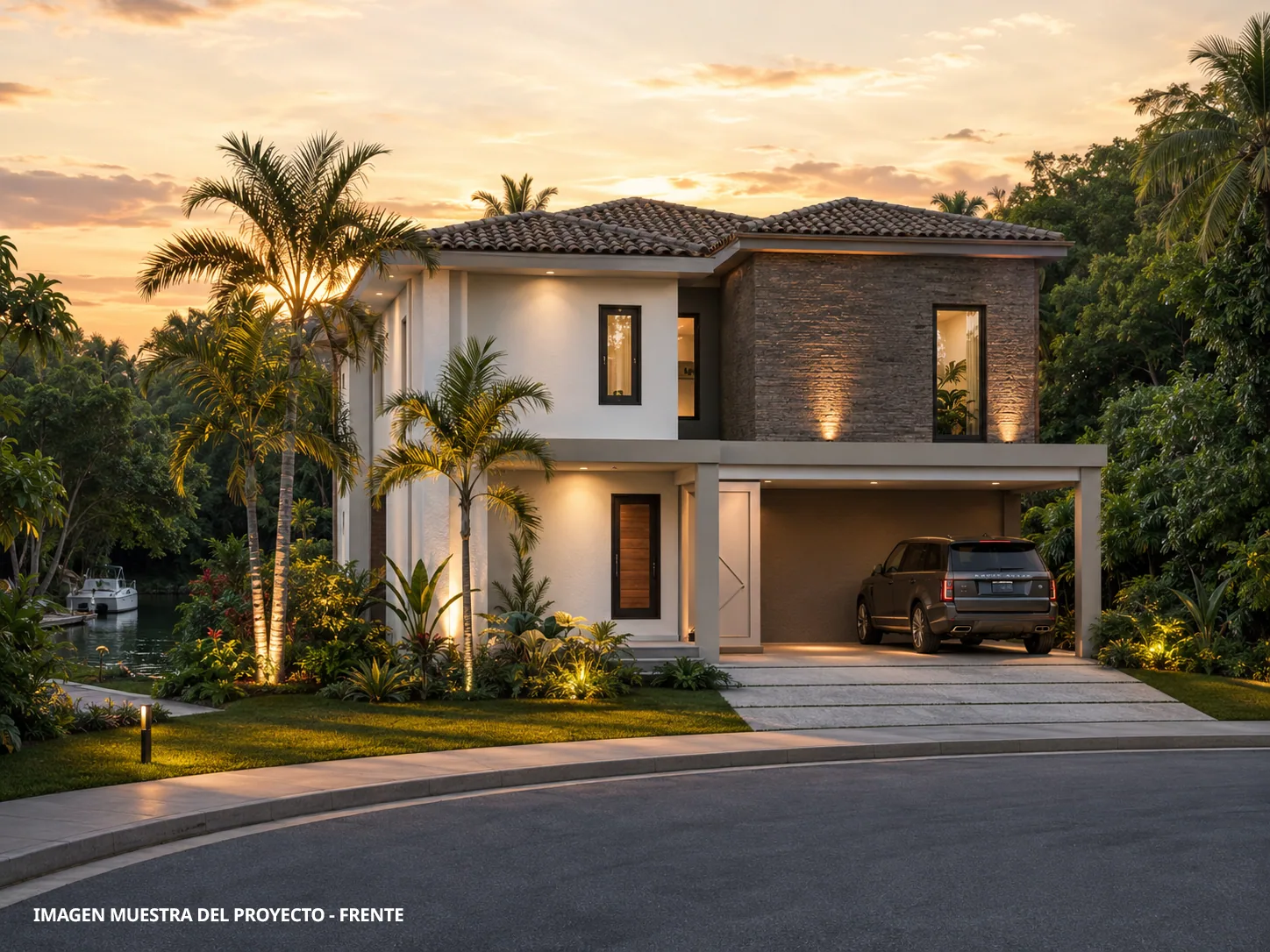 Propuesta frontal de residencia para Mason Lot